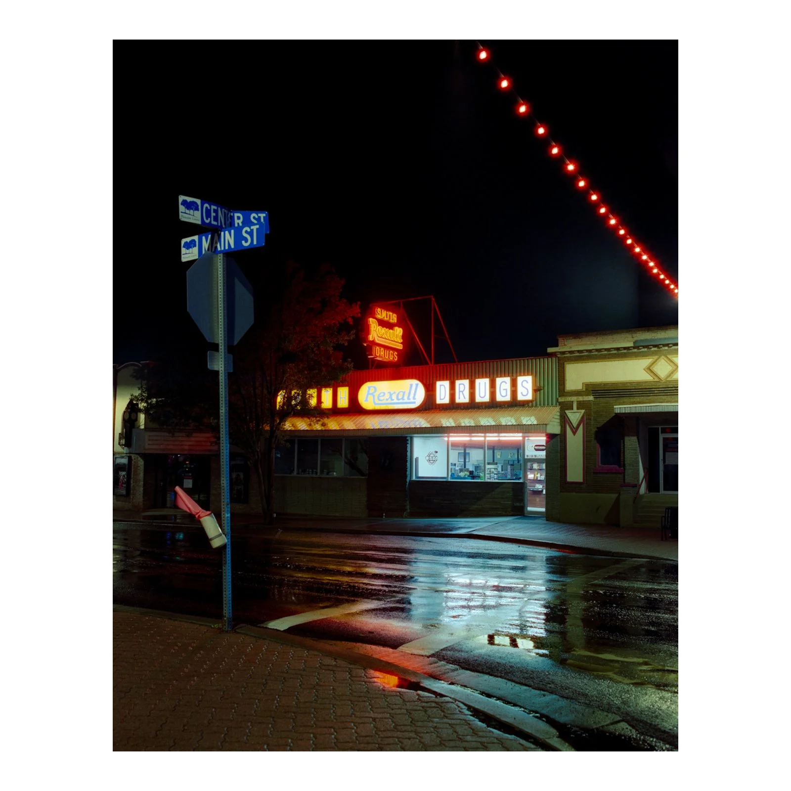 Photograph - Pharmacy, After Hours