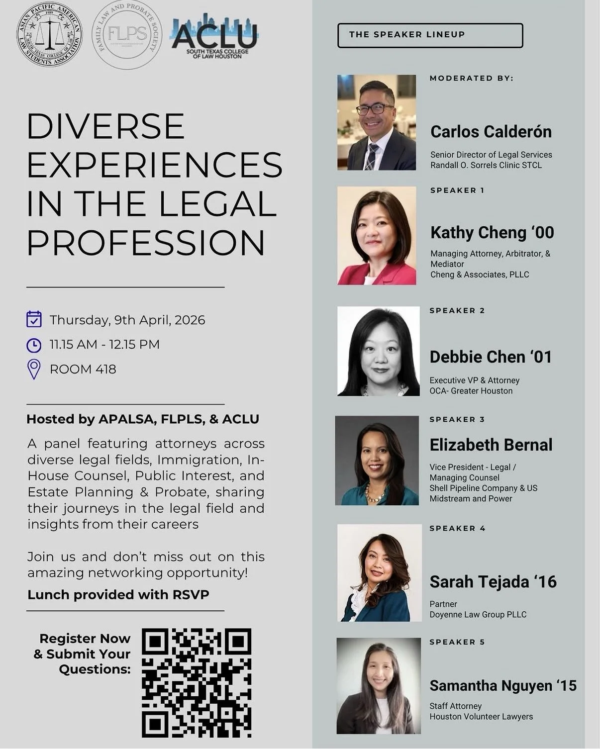 Diverse Experiences in the Legal Profession