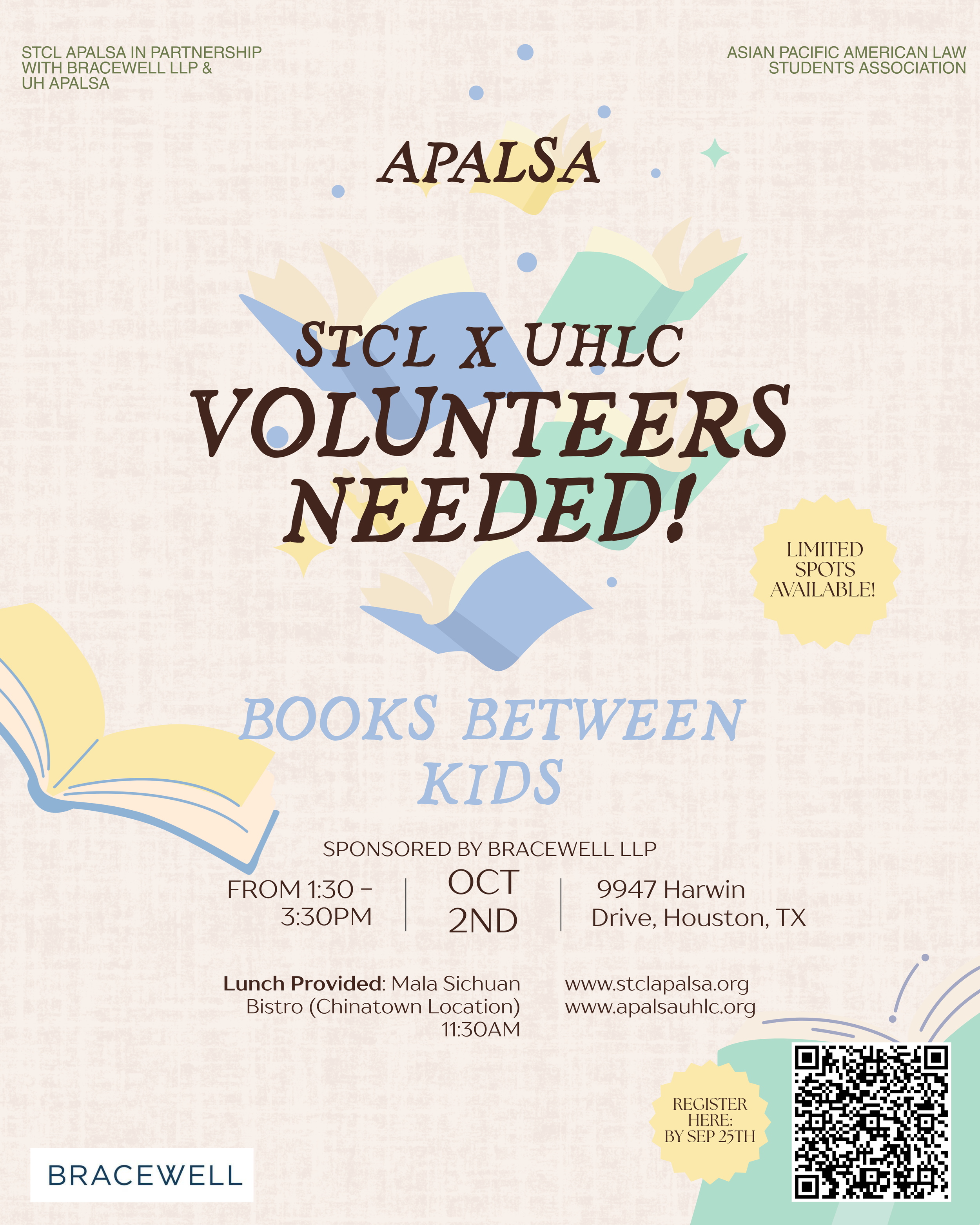 STCL x UH x Bracewell LLC Volunteering