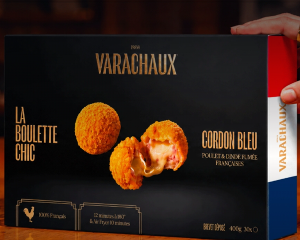 Varachaux- Chicken Cordon Bleu-Pre cooked-Retail and Catering Packs-(FROZEN)