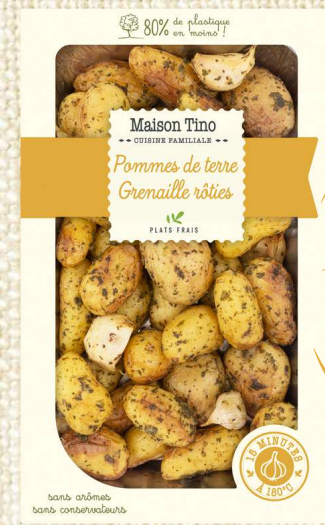 Gozoki -Maison Tino-Grenaille Potatoes with Garlic-Pre-Cooked-Retail Pack Size (CHILLED)