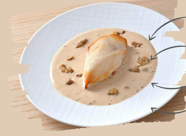 Gozoki-Chicken Fillet with Porcini Mushrooms-Catering Pack Size (CHILLED)