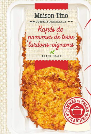 Gozoki-Maison Tino-Rosti Potatoes with Bacon Pre-Cooked-Retail Pack-(CHILLED)