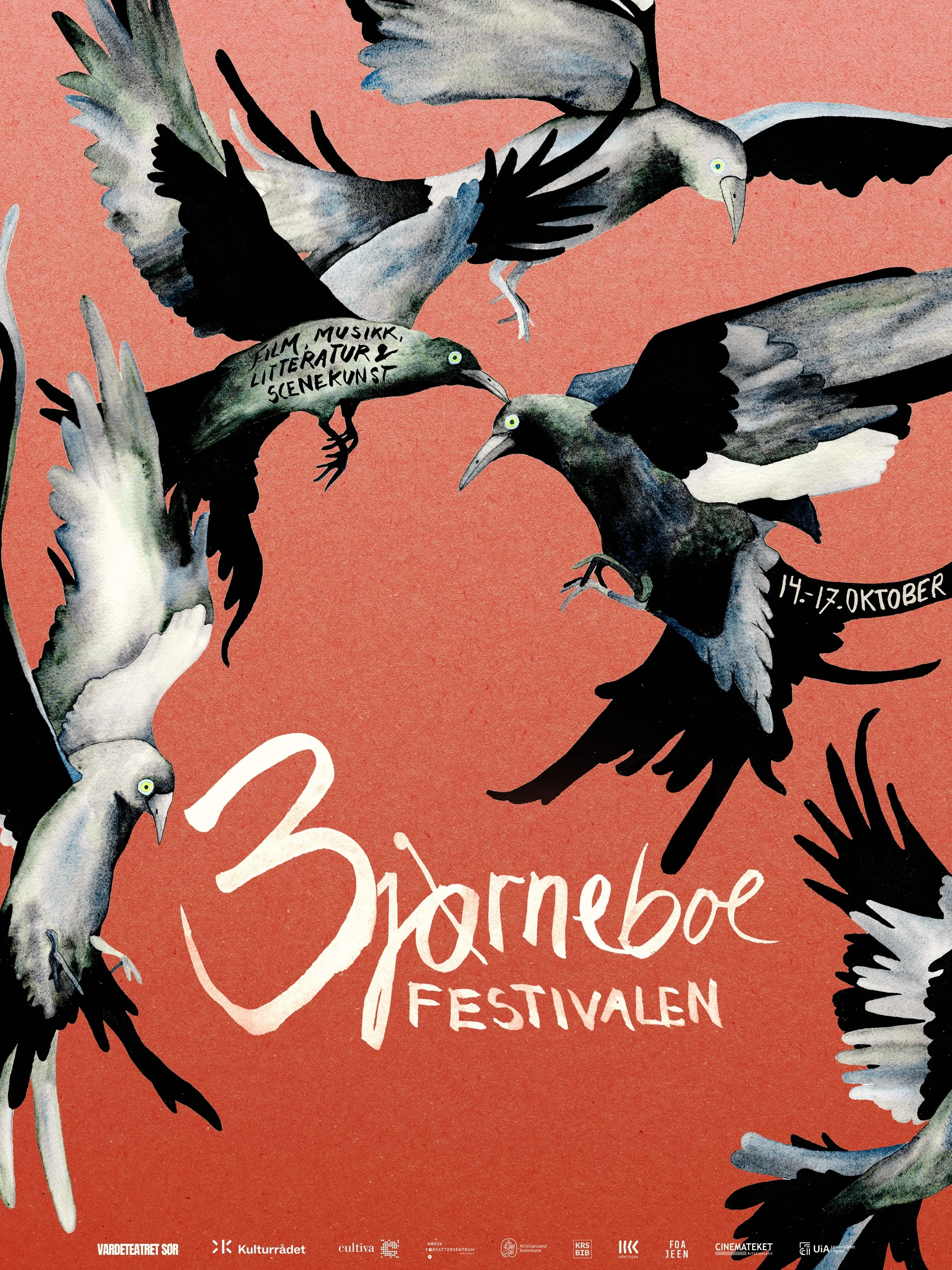 Bj&oslash;rneboefestivalen 2026 
14.&ndash;17. oktober arrangeres Bj&oslash;rneboefestivalen for aller f&oslash;rste gang i Kristiansand.
 Fire dager med litteratur, scenekunst, film, musikk, lydkunst, foredrag og samtaler &ndash; med Jens Bj&oslash;
