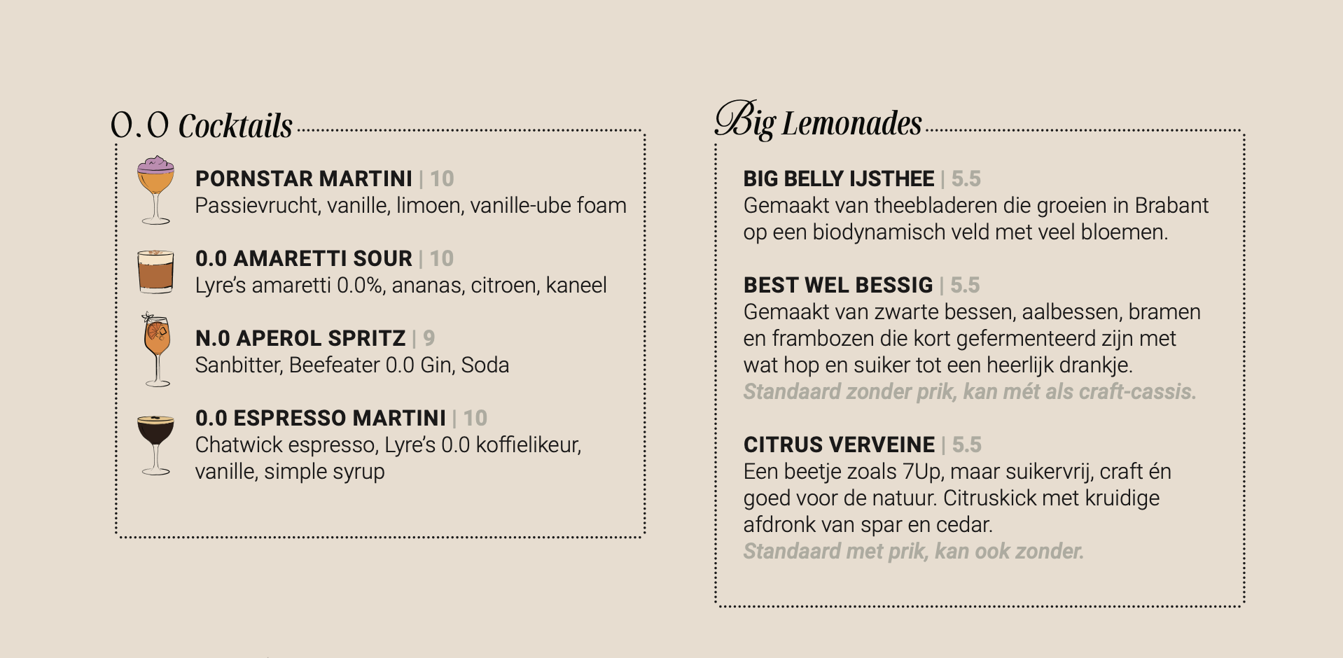 Alcoholvrije cocktails in Breda