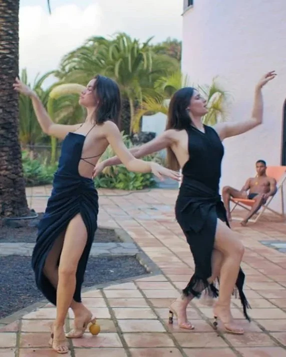 Nina Pomodoro dancing in Jacquemus - la bomba fashion film by Gordon Von Steiner