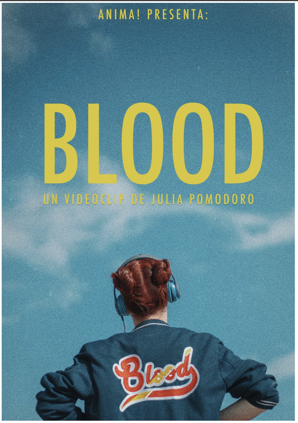 Nina Pomodoro in blood, film still