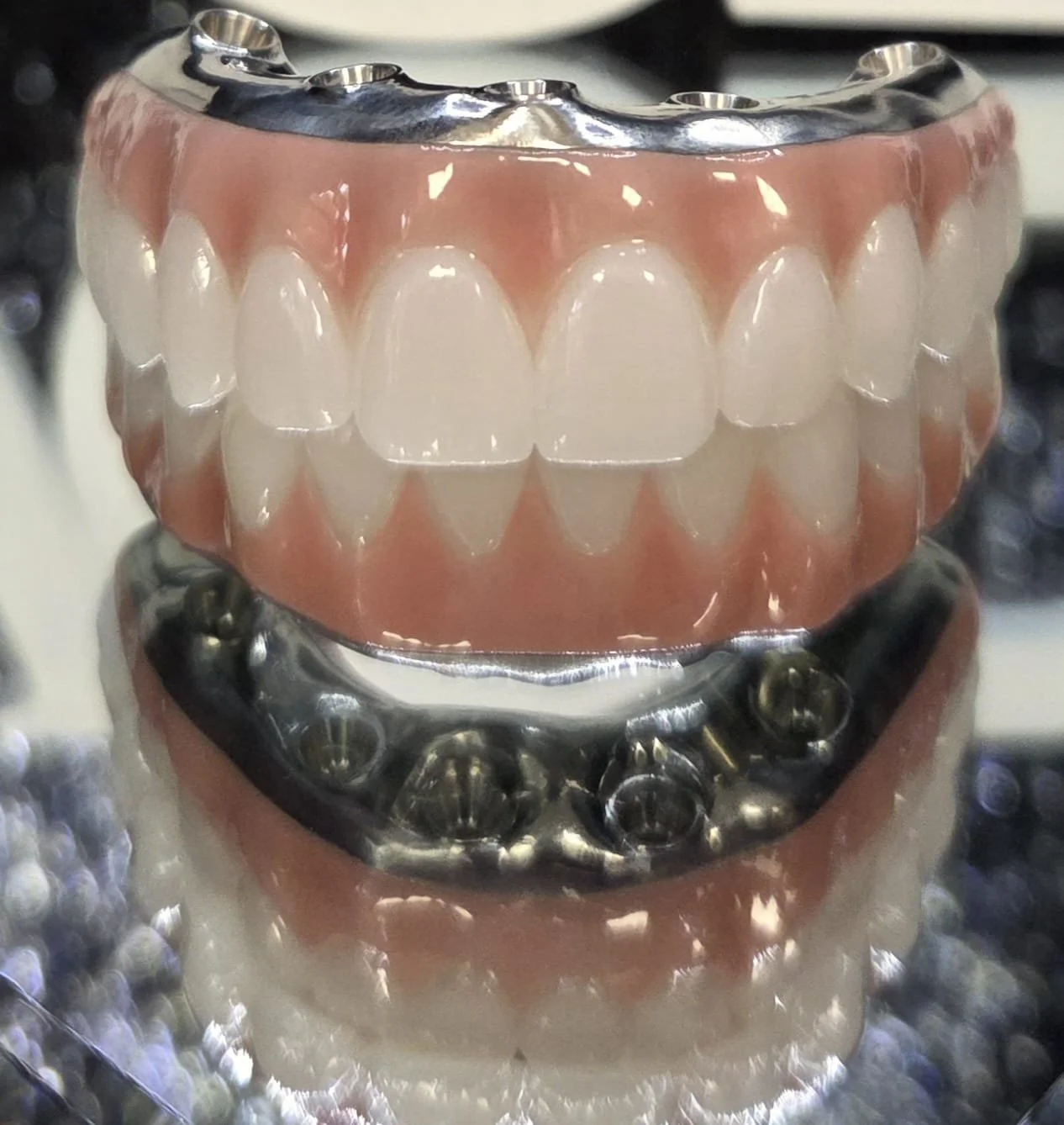 Titanium Bars with Zirconia overlay