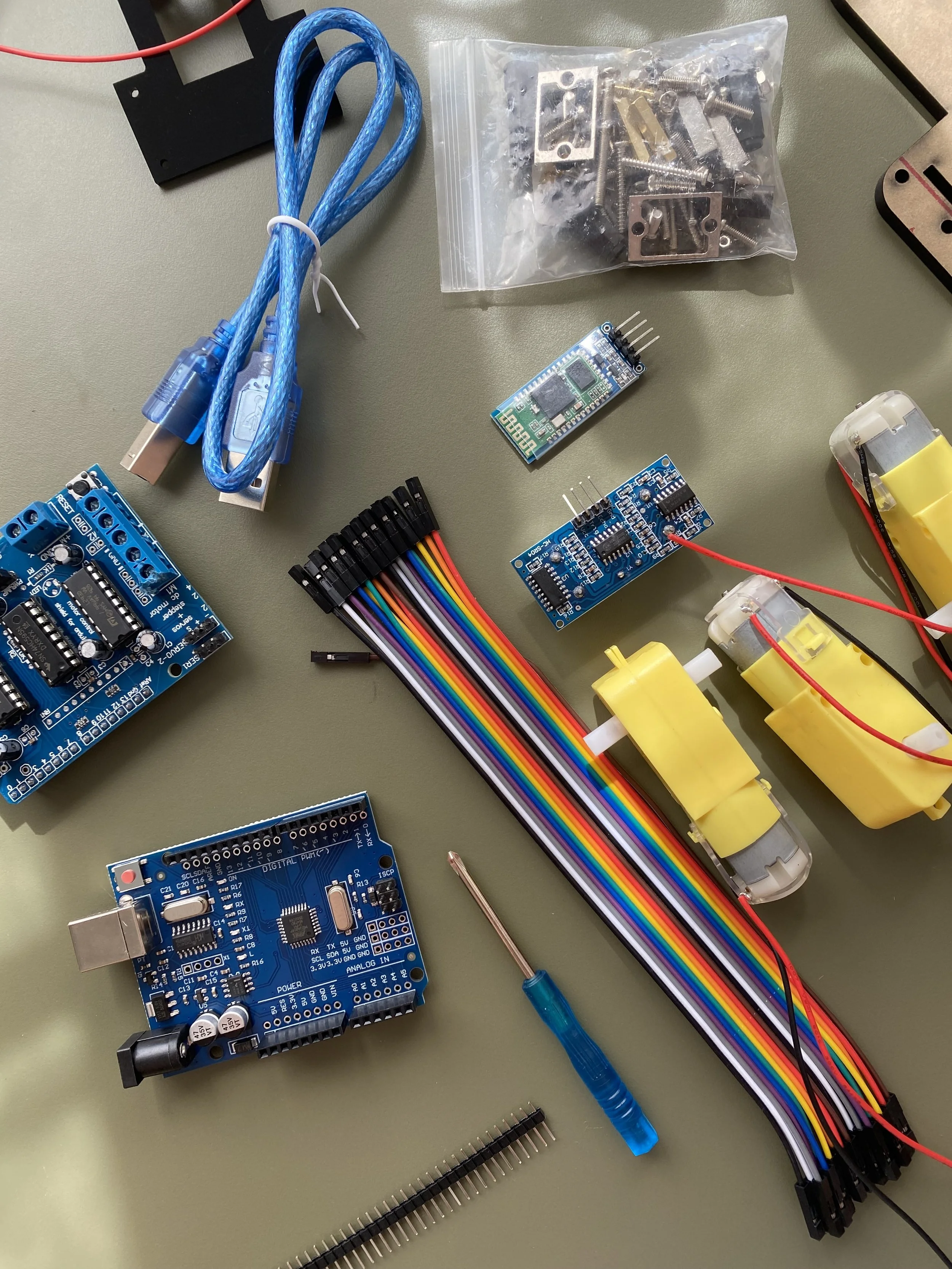 Selection of electronics components