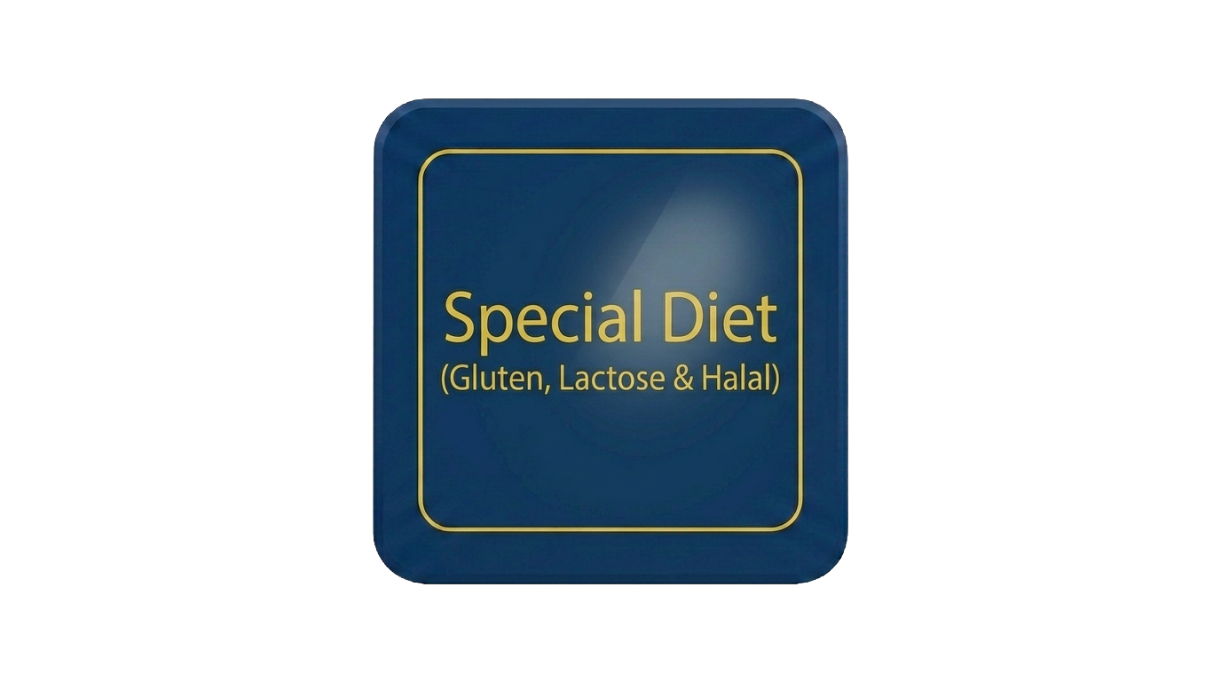 Special Diet (Gluten, Lactose & Halal)