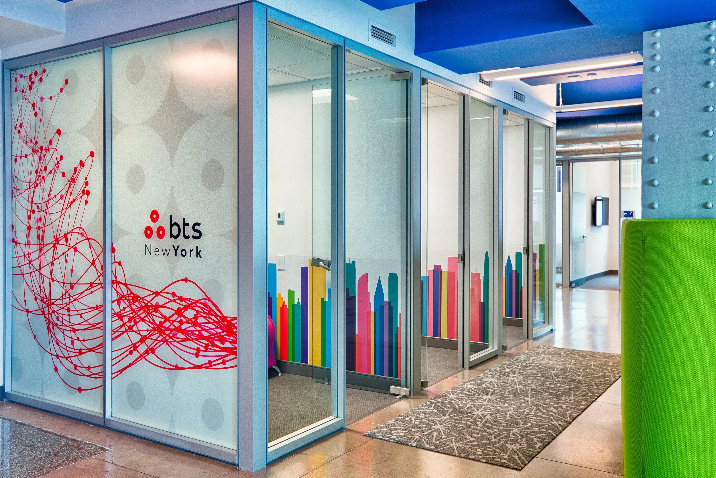 Glass Film and Wall Graphic - BTS | NYC