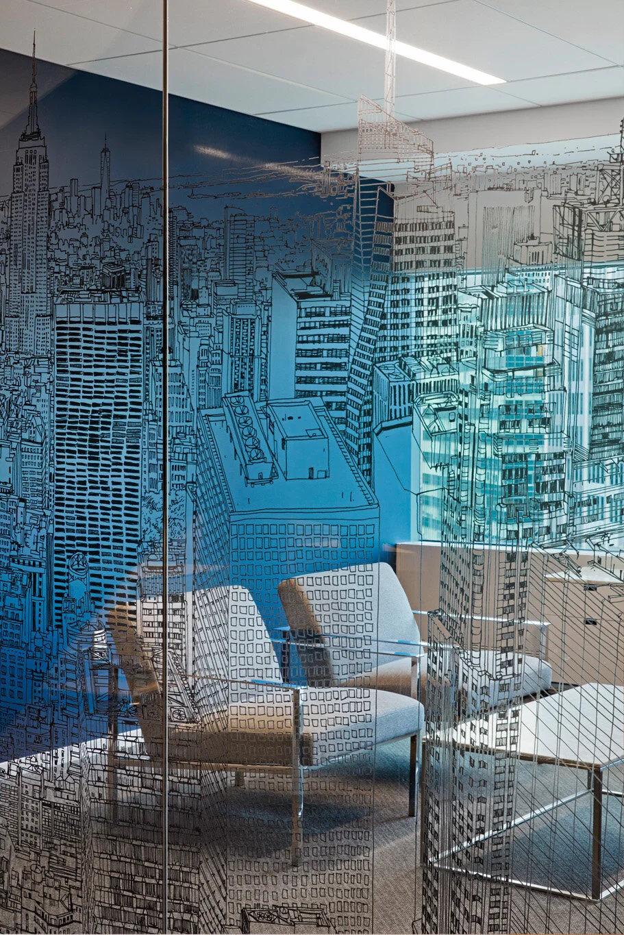Glass Film Graphic - Boston Properties - BXP | NYC