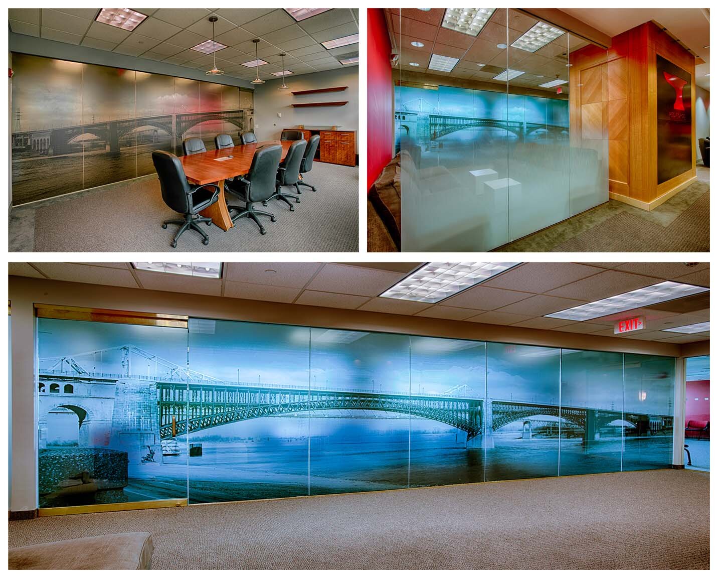 Glass Film Graphic - Red Forge | Morristown, NJ