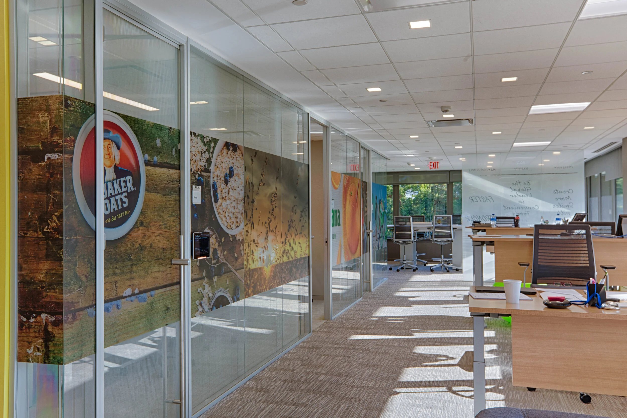 Glass Film Graphic - Pepsi HQ | Purchase, NY
