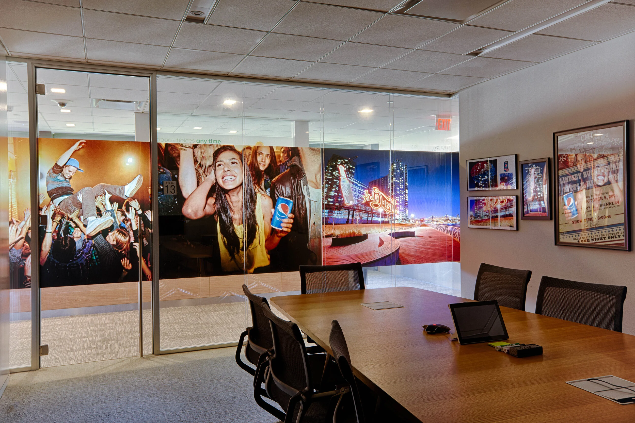 Glass Film Graphic - Pepsi Headquarters | Purchase, NY