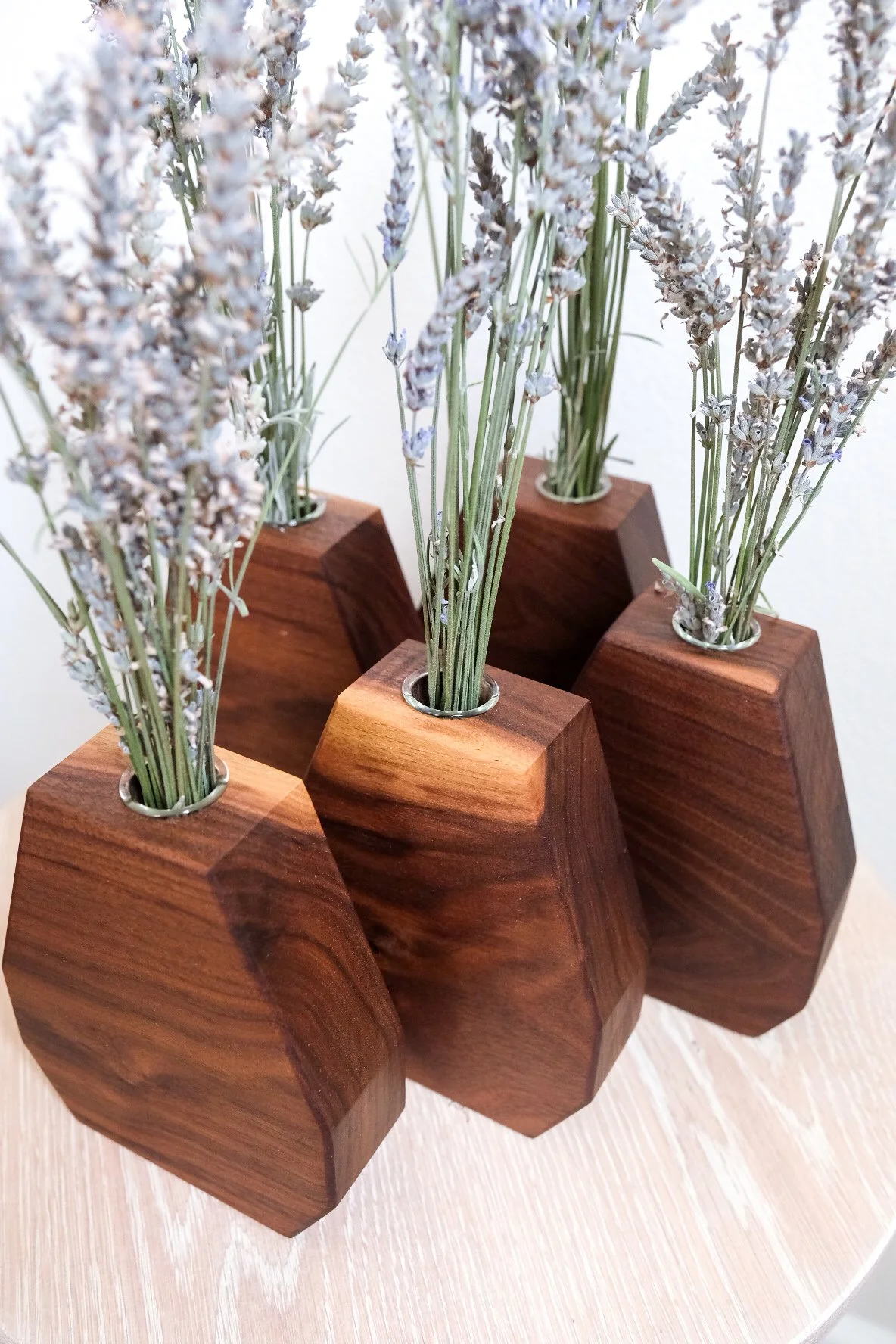 Walnut Wooden Vase