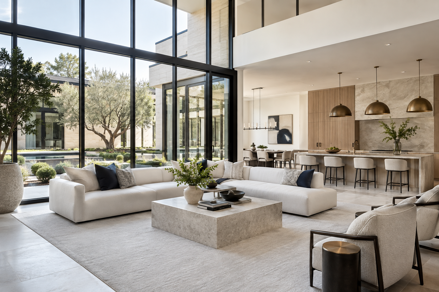 Modern North Texas home interior representing residential real estate buying, selling and relocation services.