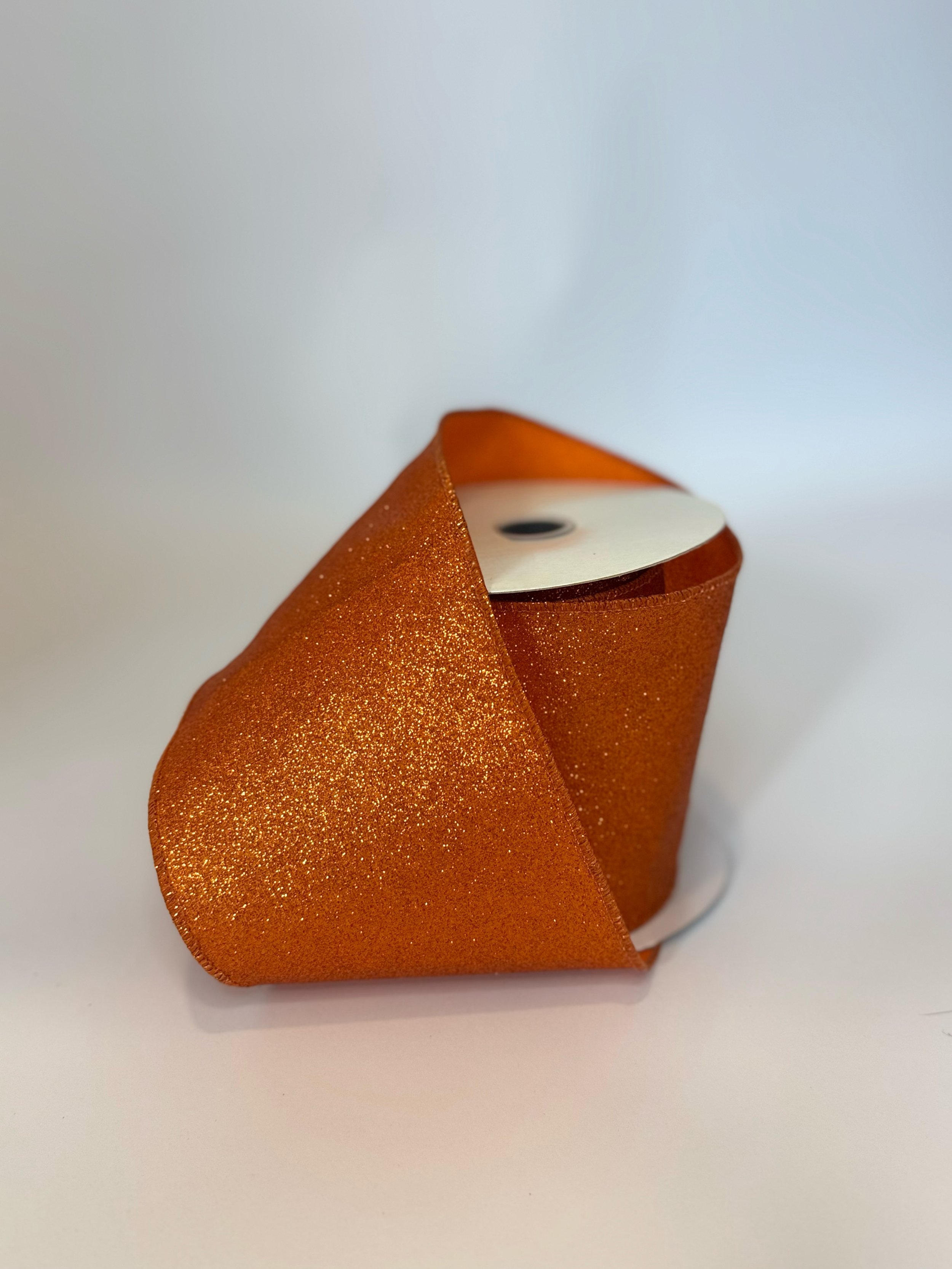 Orange Glitter Ribbon