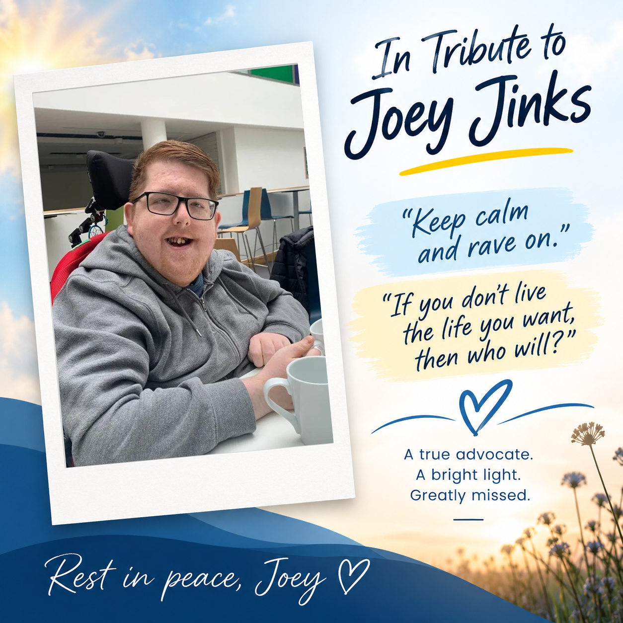 In Tribute to Joey Jinks