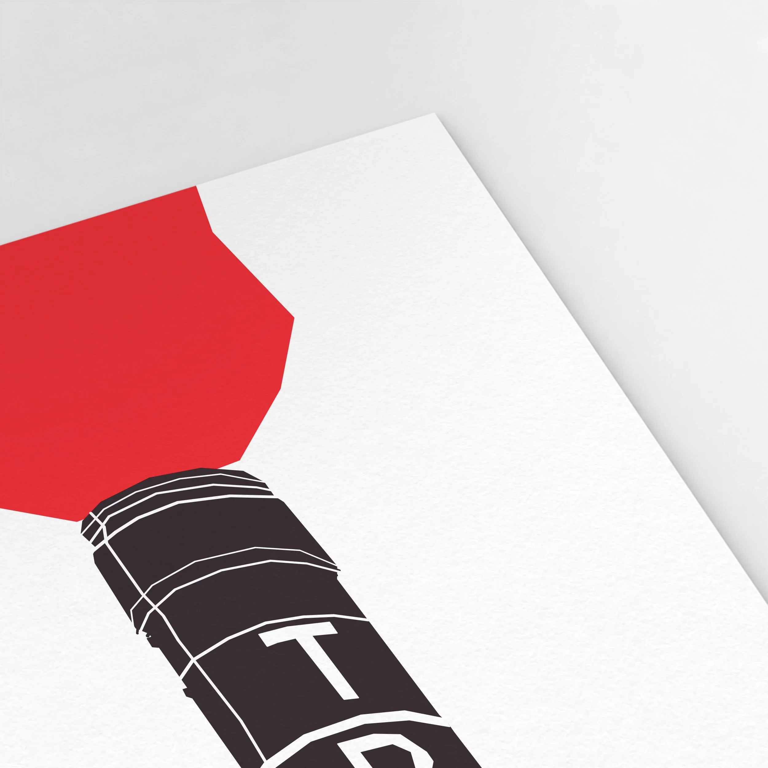 Close-up of Pablo Jorge’s Truman Brewery chimney illustration, showing architectural linework and colour. (Copy)