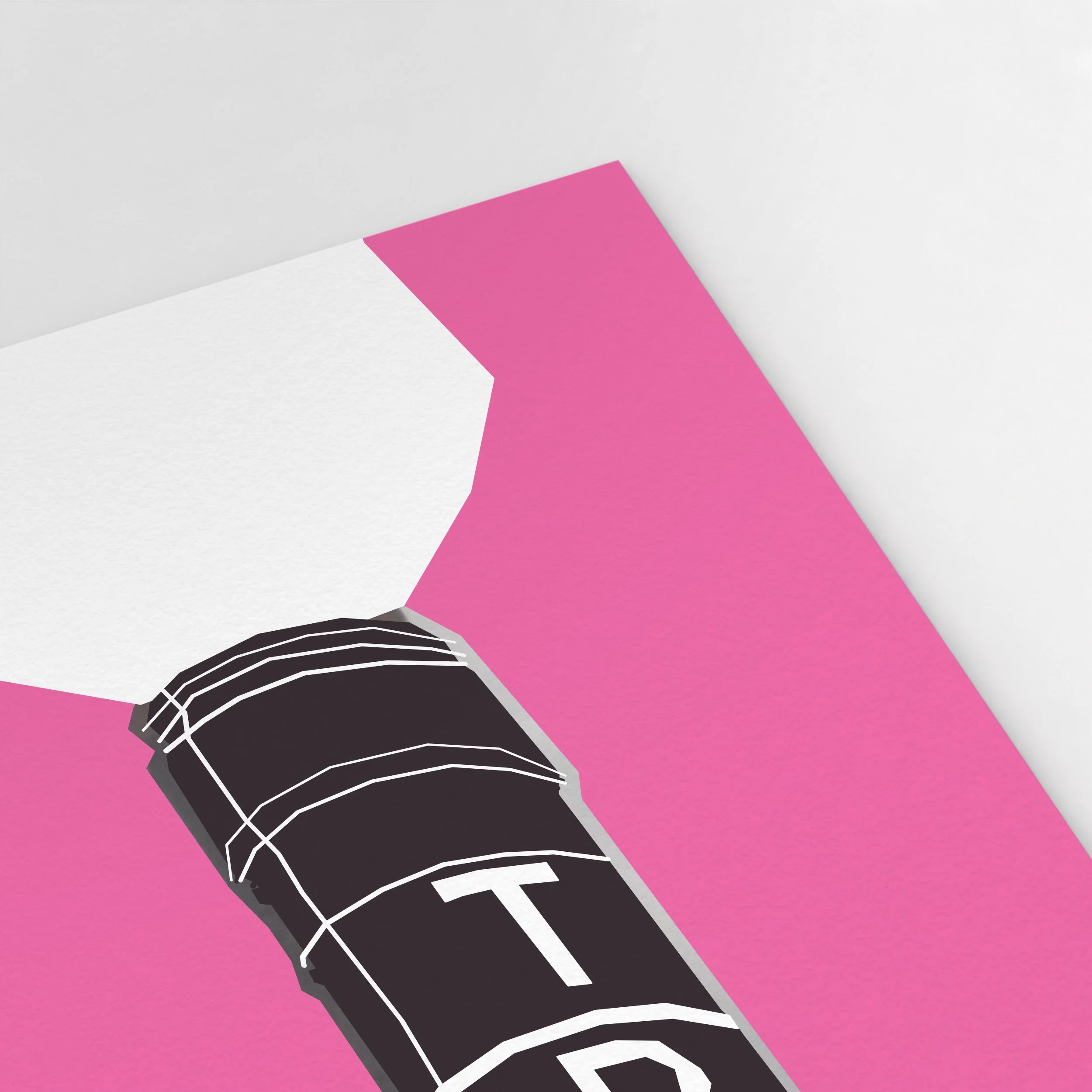 Close-up of Pablo Jorge’s Truman Brewery chimney illustration, showing architectural linework and colour.
