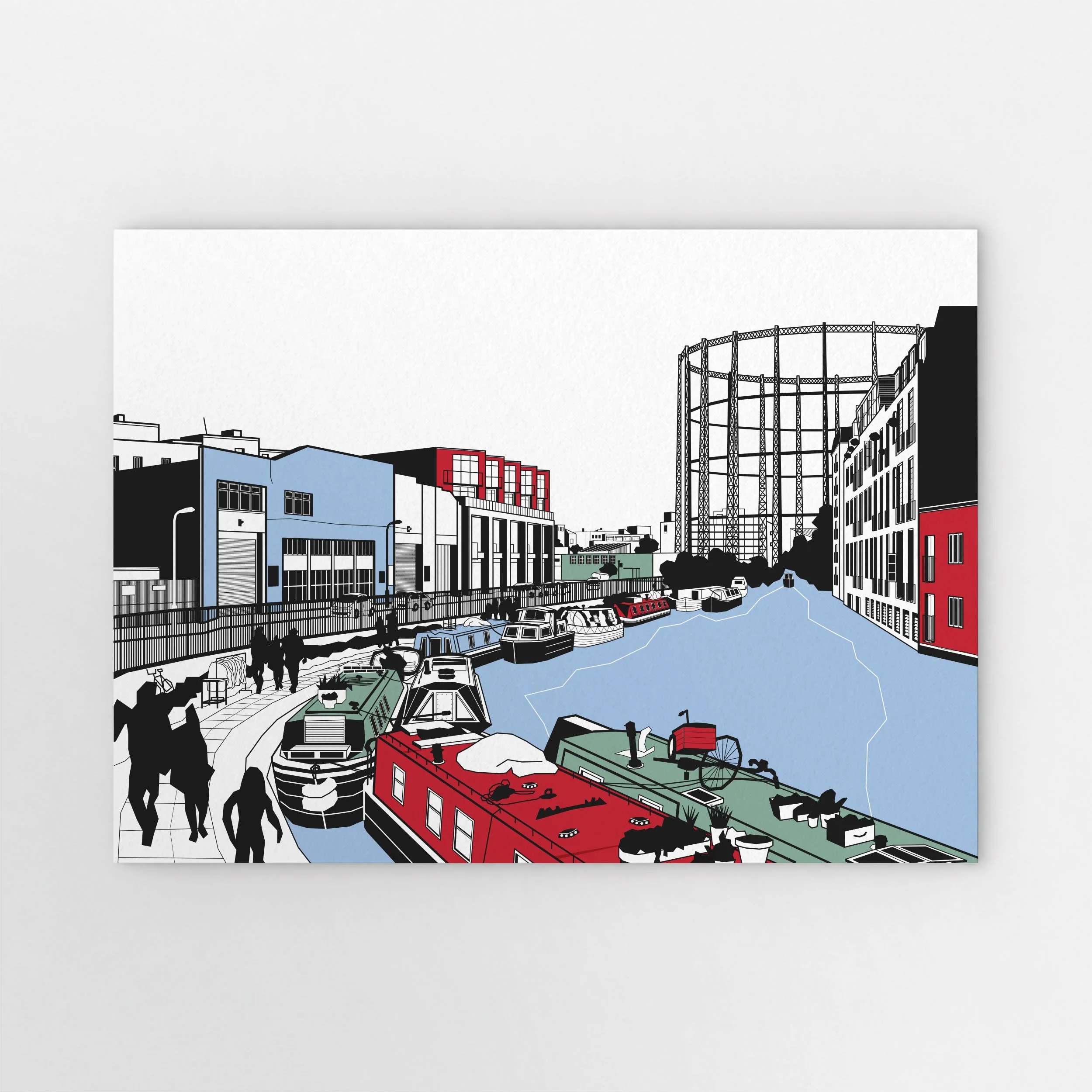 London Lines Regents Canal Broadway Market