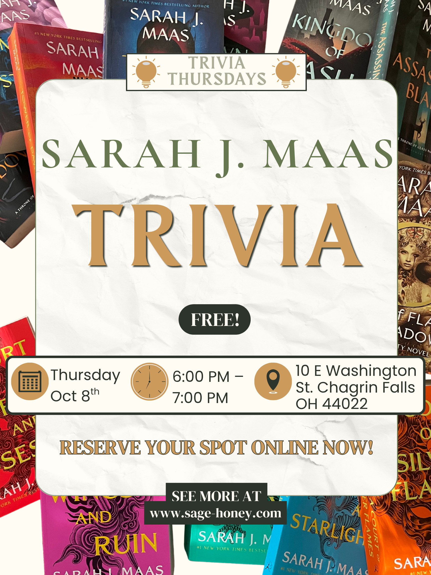 Sarah J Mass Trivia