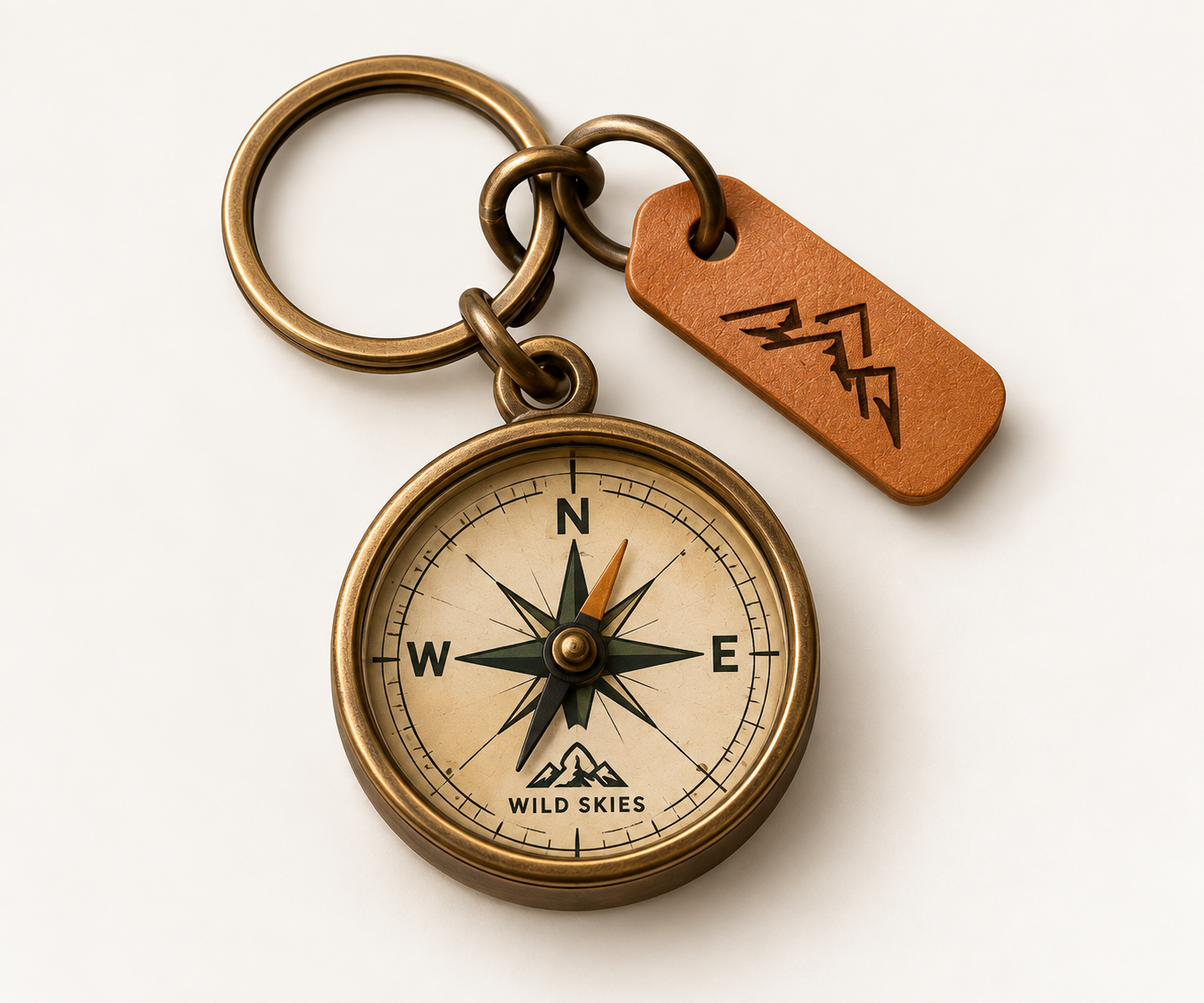 Wayfinder Compass Keychain