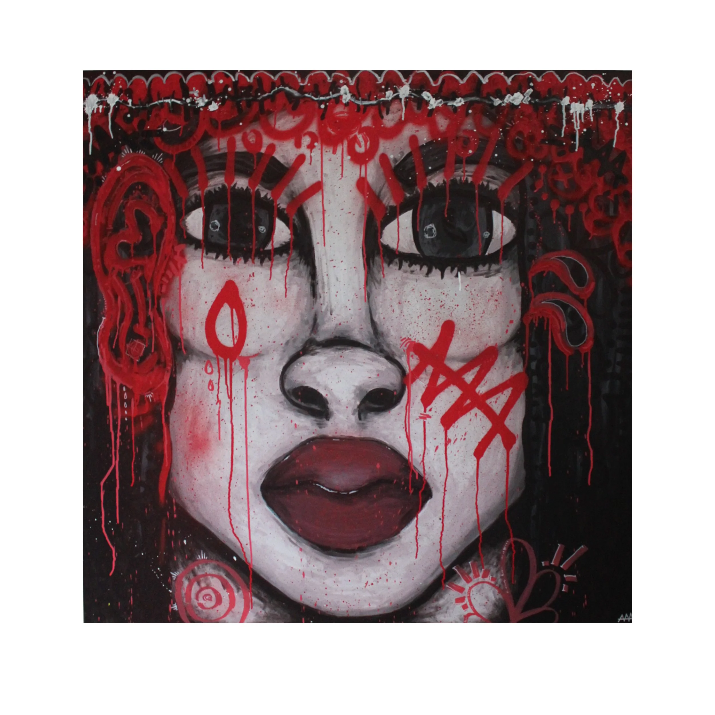 
"Memento Mori"_48" x 48"