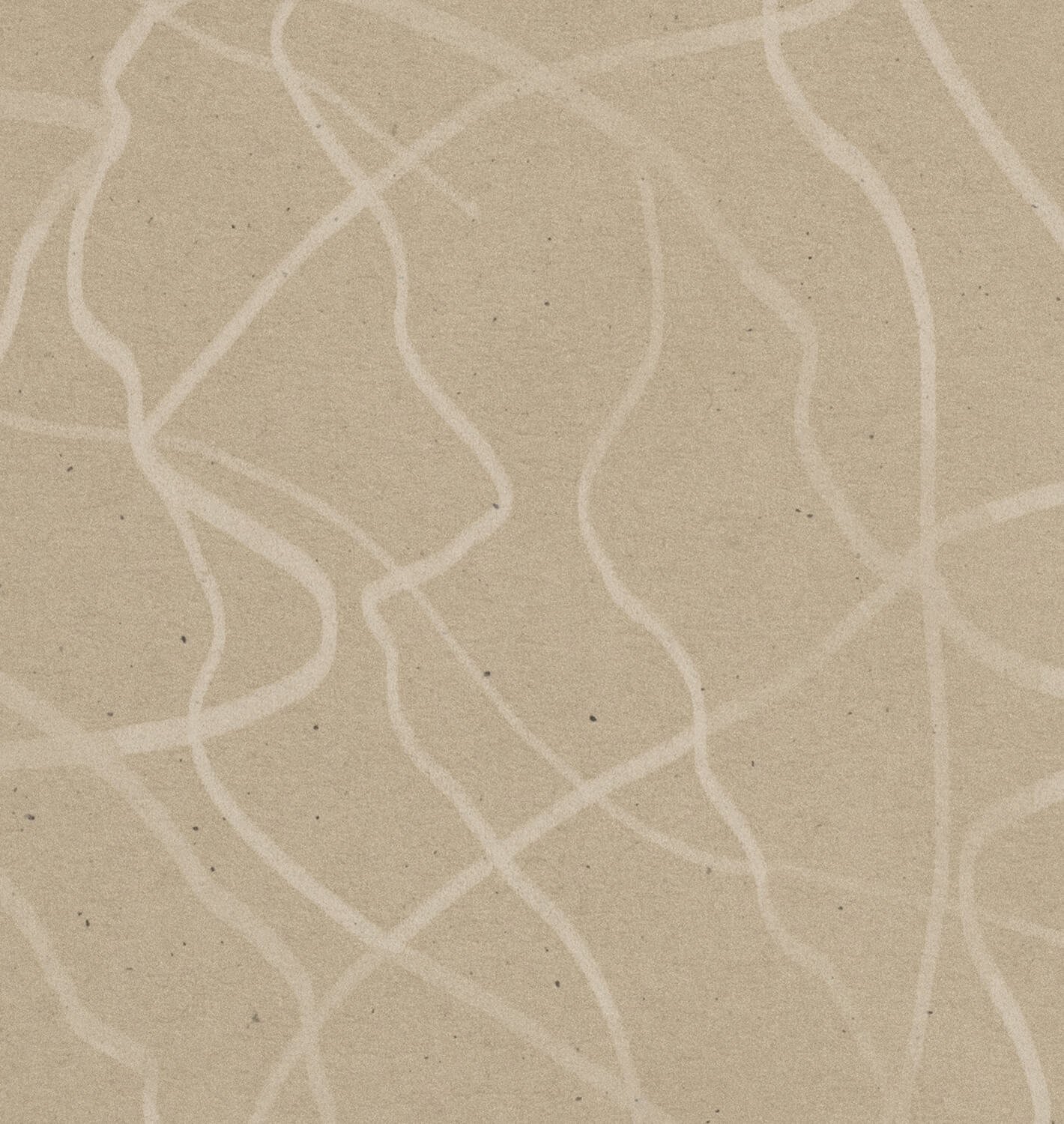 Close-up of a textured beige surface with a pattern of white abstract lines.