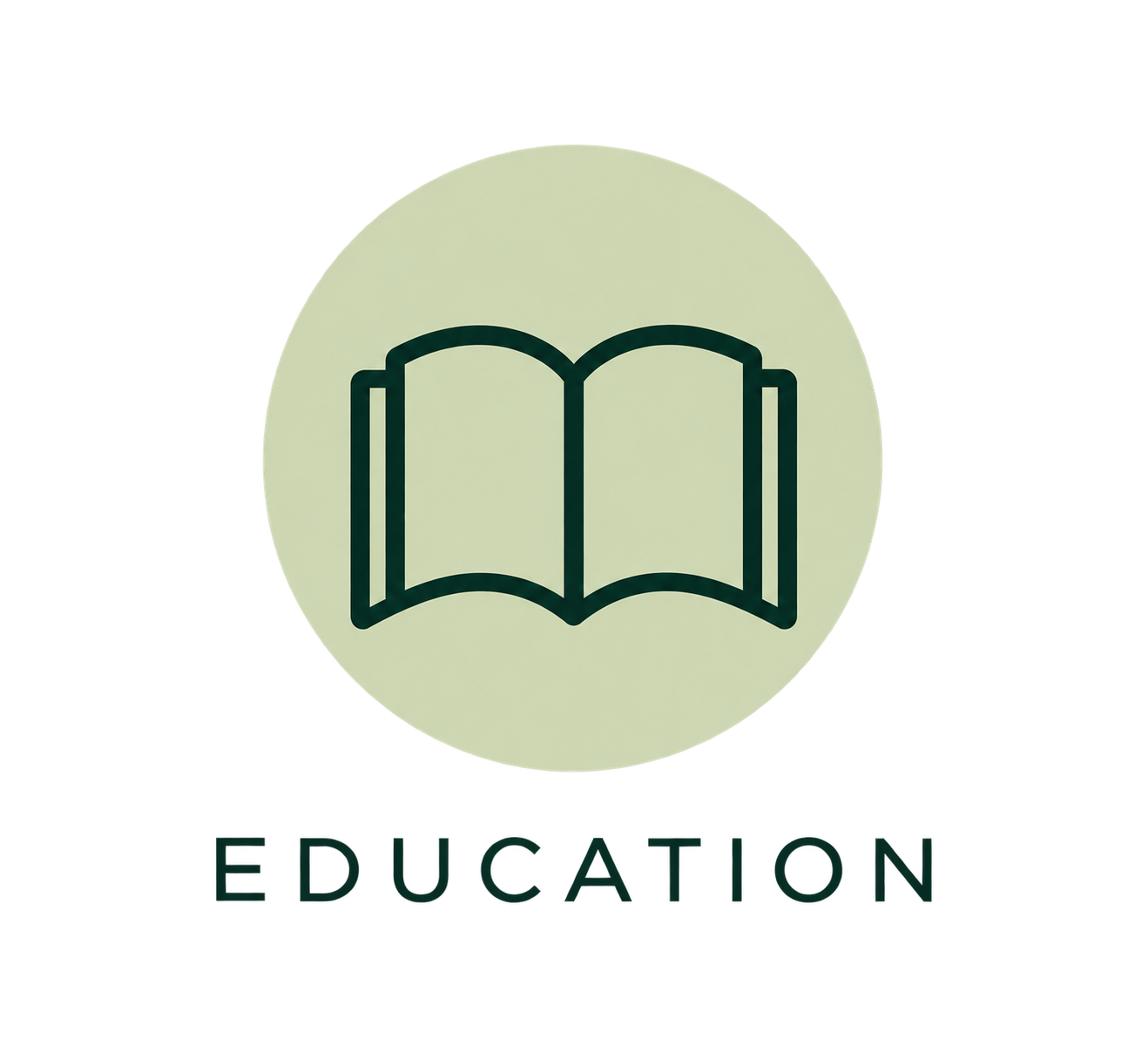 Education icon representing health and wellness education and resources.
