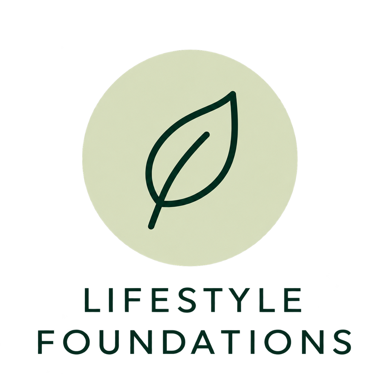 Lifestyle Foundations icon representing supportive nutrition, movement, sleep, stress, and healthy habits.
