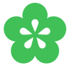 Green flower icon
