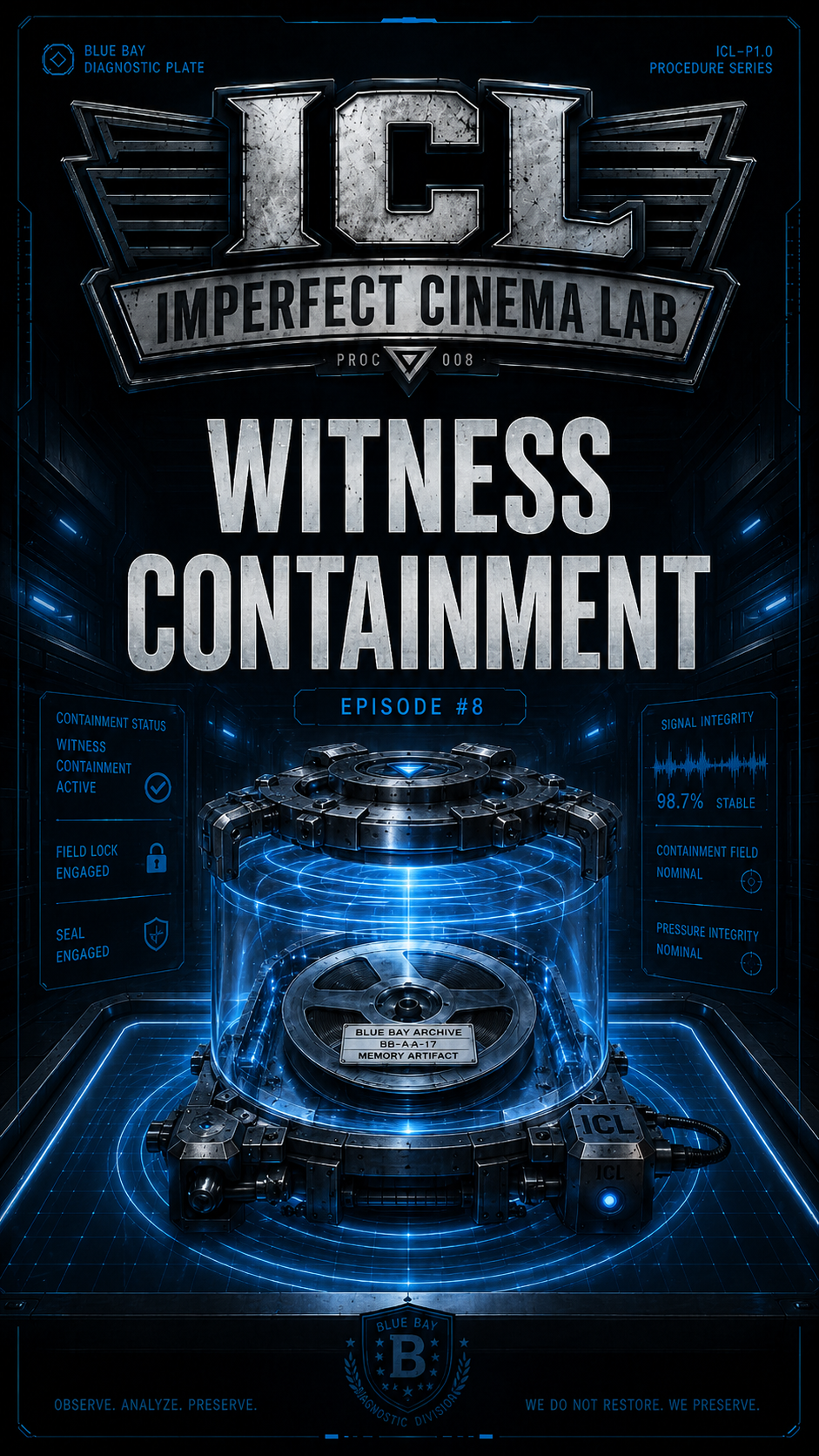 ICL - Procedure Episode: Witness Containment original video cover.