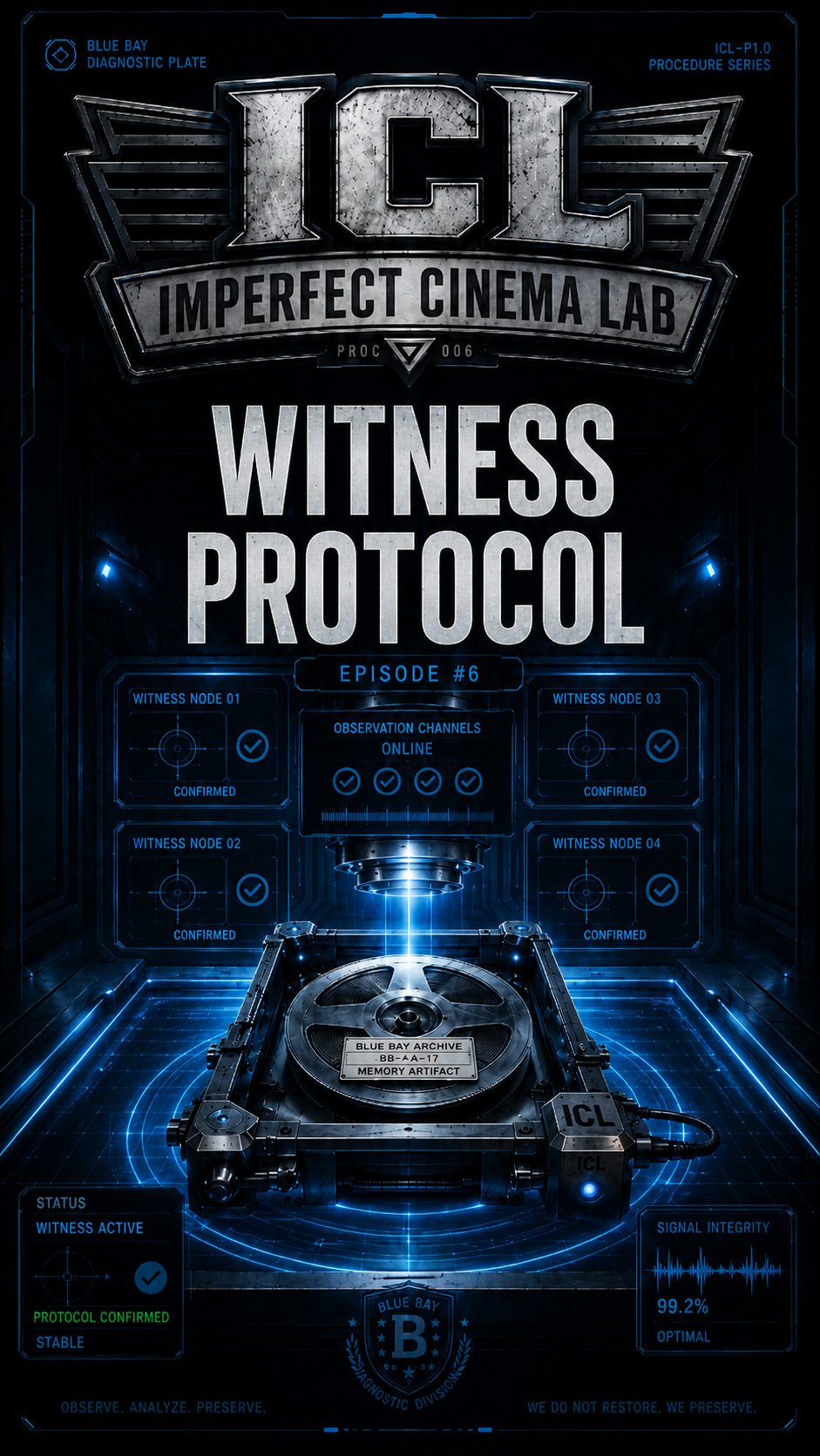 ICL - Procedure Episode: Witness Protocol original video cover.
