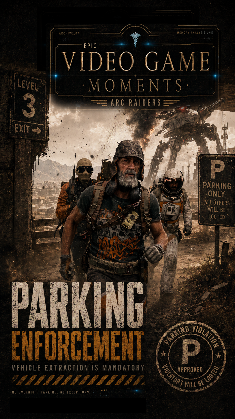 EPIC VIDEO GAME MOMENTS — Arc Raiders: Parking Enforcement original video cover.