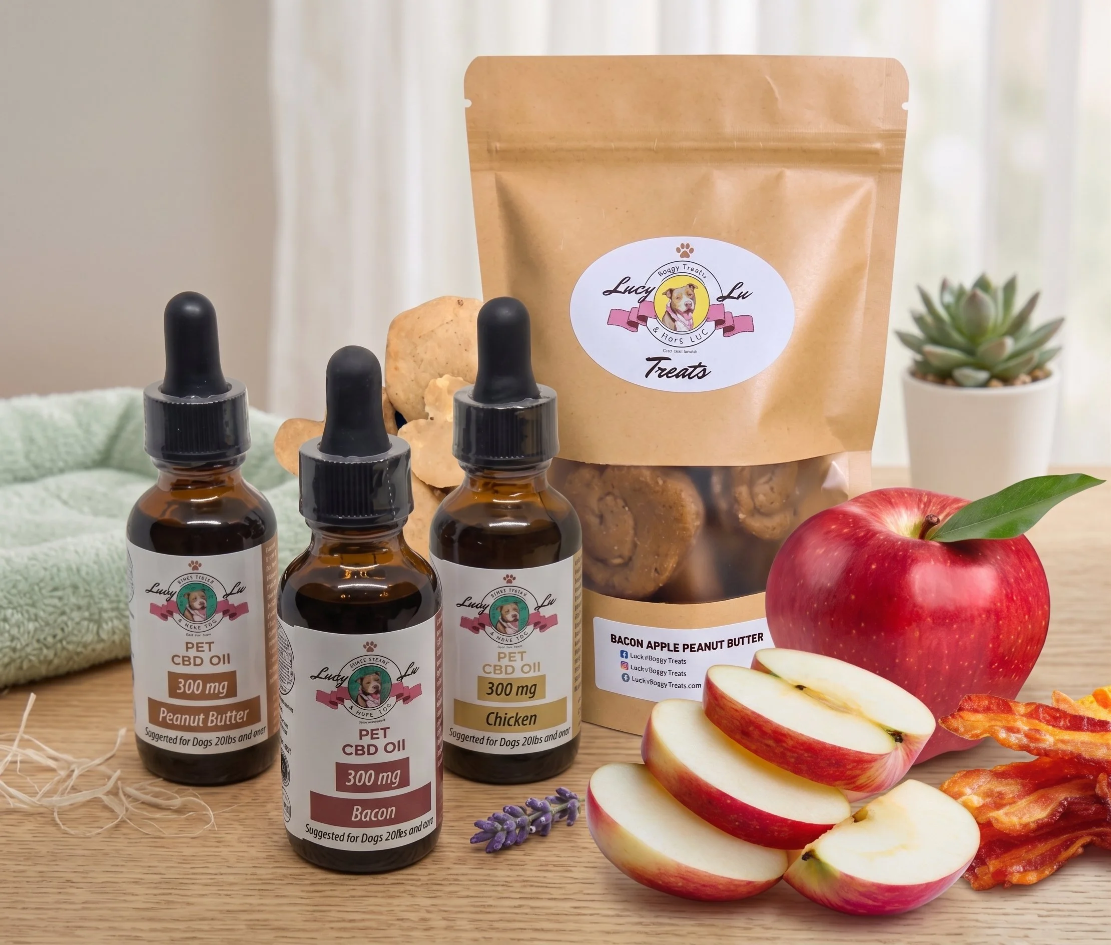 Bundle - One Bottle of CBD and One 12 Count Bag of Treats