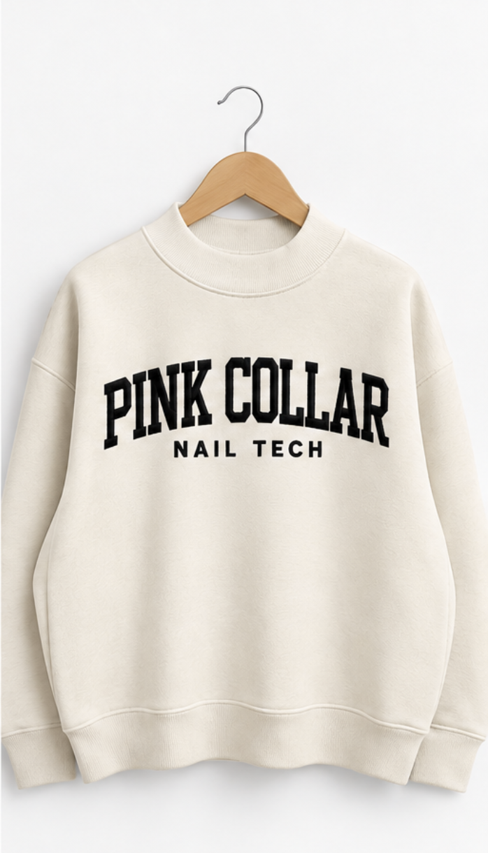 Pink Collar - Nail Tech / Black
