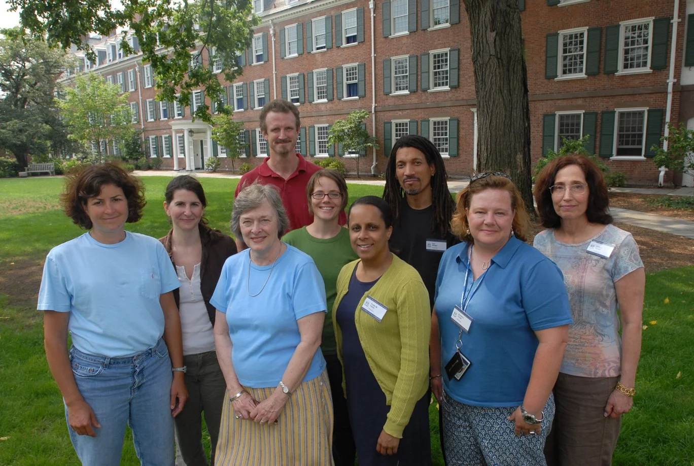 Richmond Team at the Intensive Session, July 2007. (Left to right: National Fellows Valerie Schwarz and Clary W. Carleton; Alexina R. Fagan, Writing Instructor, Virginia Commonwealth University; Lee A. Carleton, Assistant Director, Writing Center, Un