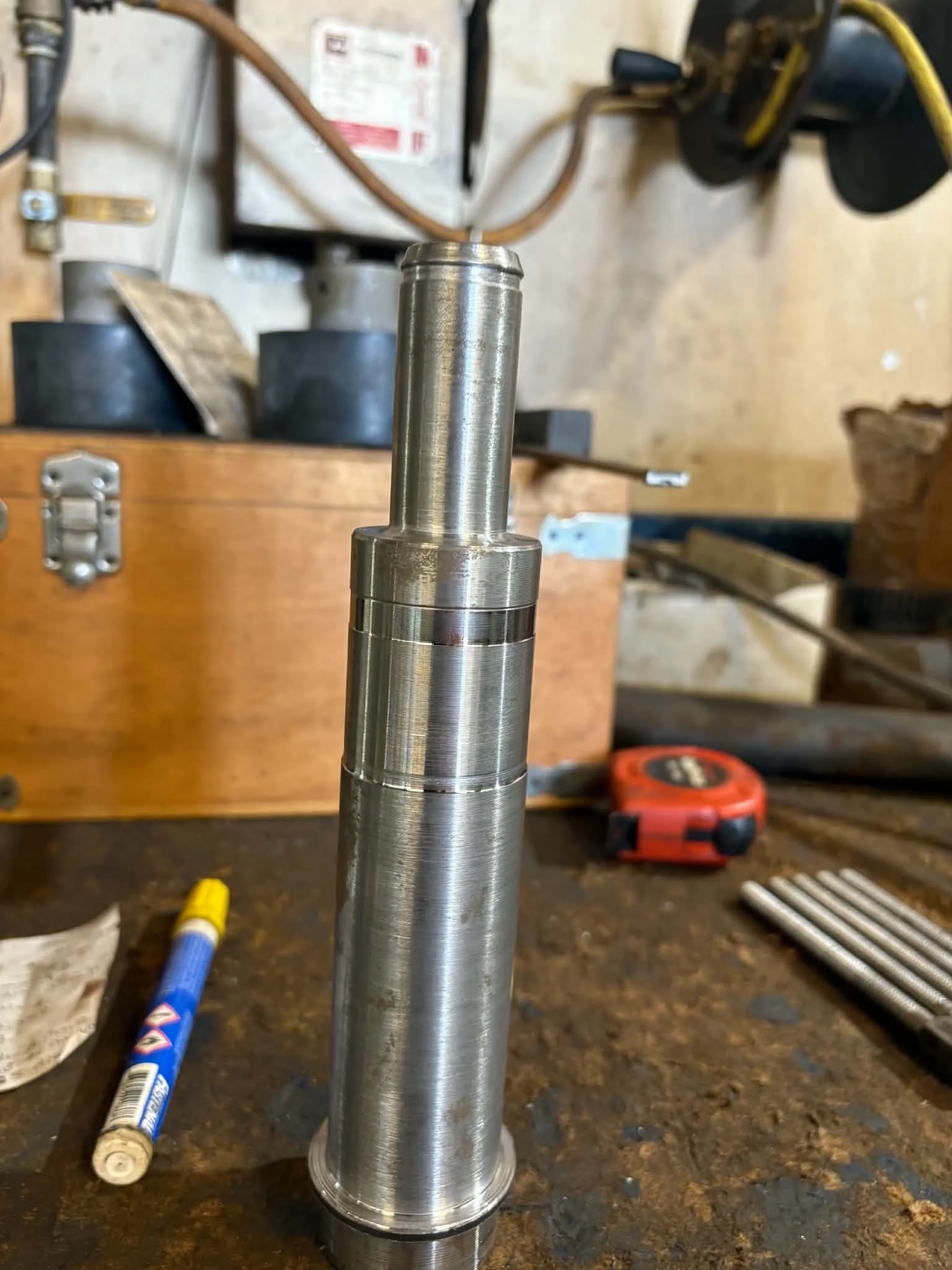 Machined on the lathe