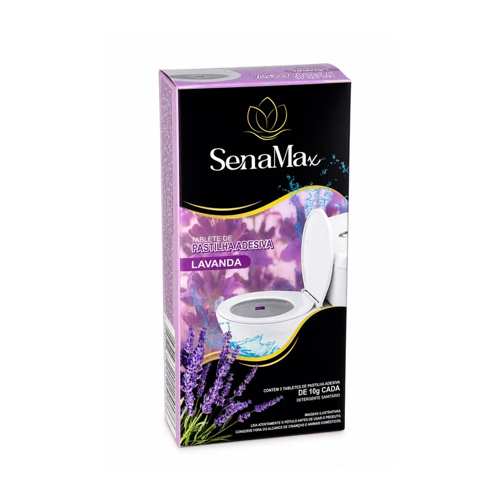 Pastilha Adesiva Sanitária Senamax - Lavanda 1 un