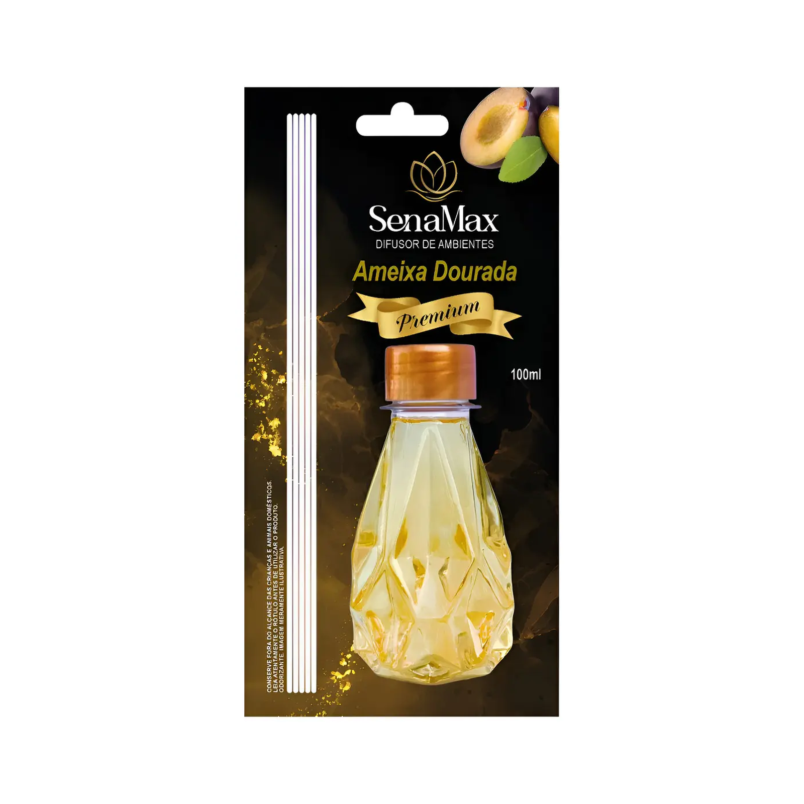 Difusor Senamax - Ameixa Dourada 100 ml