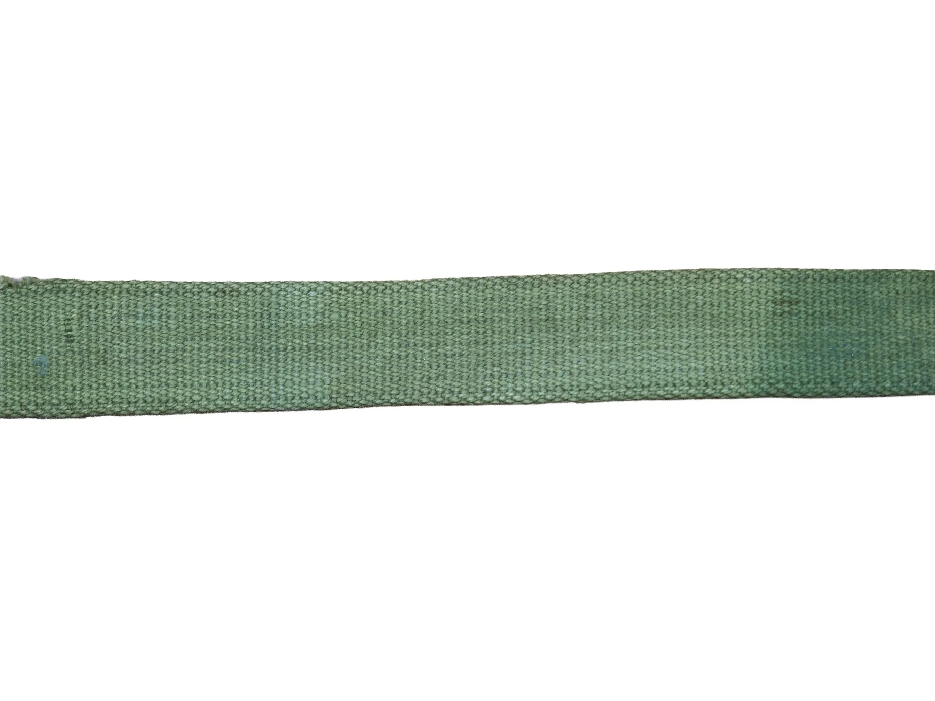 Very faintly visible on the chinstrap is "C. E. Lenhart". Below, is what most likely is his Army Serial Number. I was able to make out his last 4 of "1965" and continue researching that way.