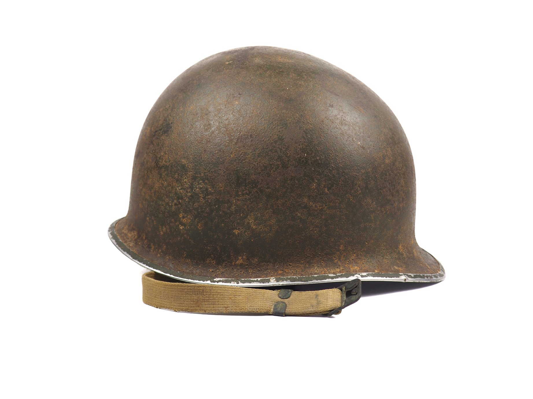 Hardly visible to the eye, Stephen's name is written on the long chinstrap of his helmet. The "J" at the end of the chinstrap was a mystery to me until I found his Catholic confirmation name was Joseph.