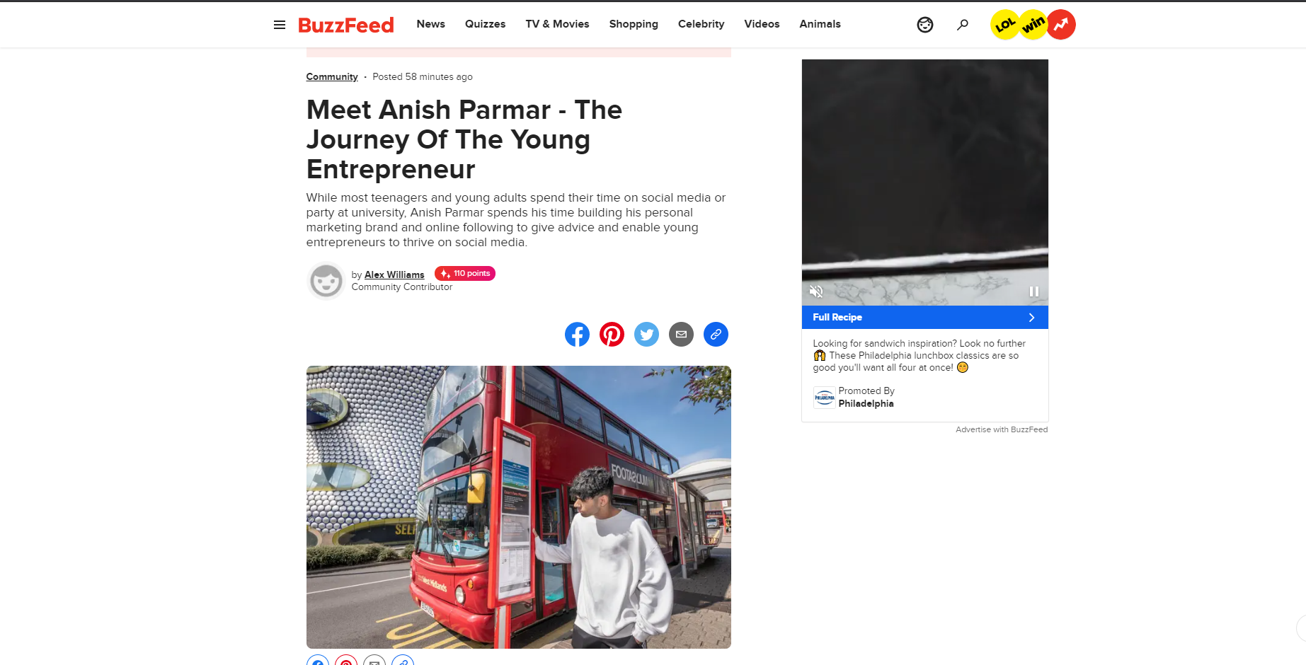 Anish Parmar featured in Buzzfeed