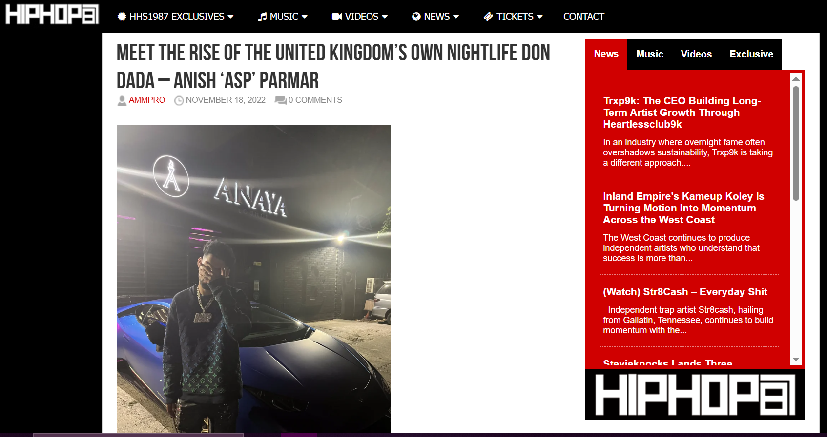 Anish Parmar featured in HipHopSince1987