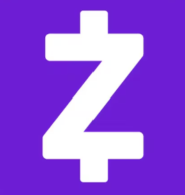 White Z symbol on purple background, resembling the Z with a horizontal line through the middle.