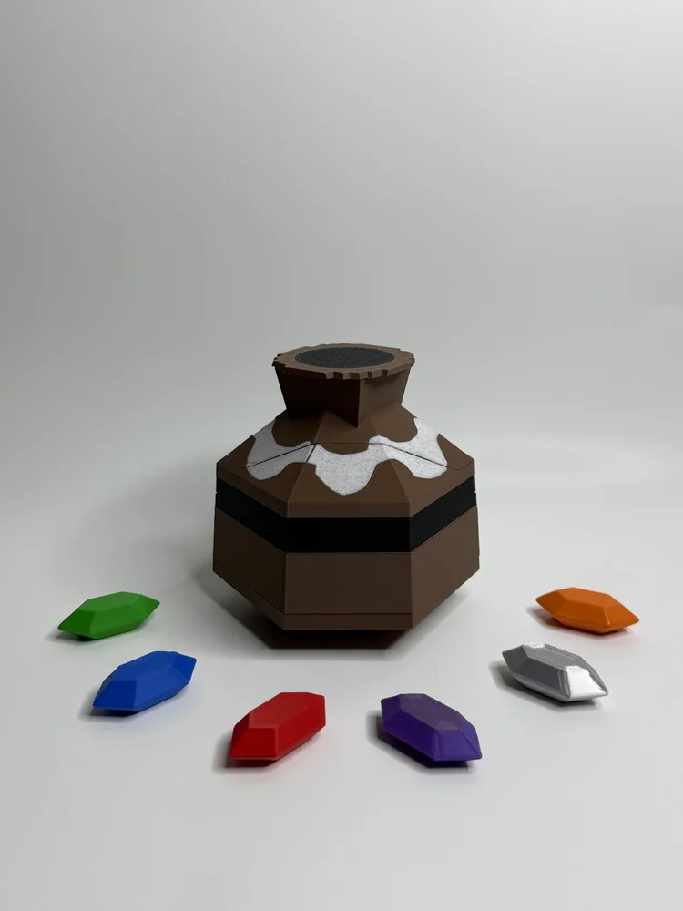Classic Color magnetic breakable jar puzzle