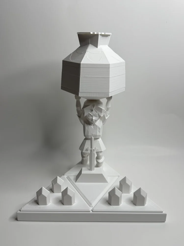 Artist&rsquo;s Edition Ancient Statue Kit, jar puzzle with display stand