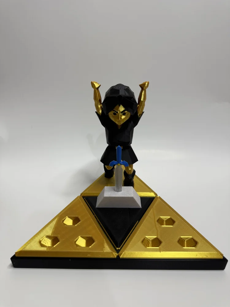 Black and Gold Display Stand